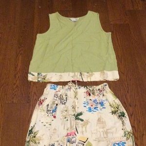 Amy’ Closet top and skirt set size 12